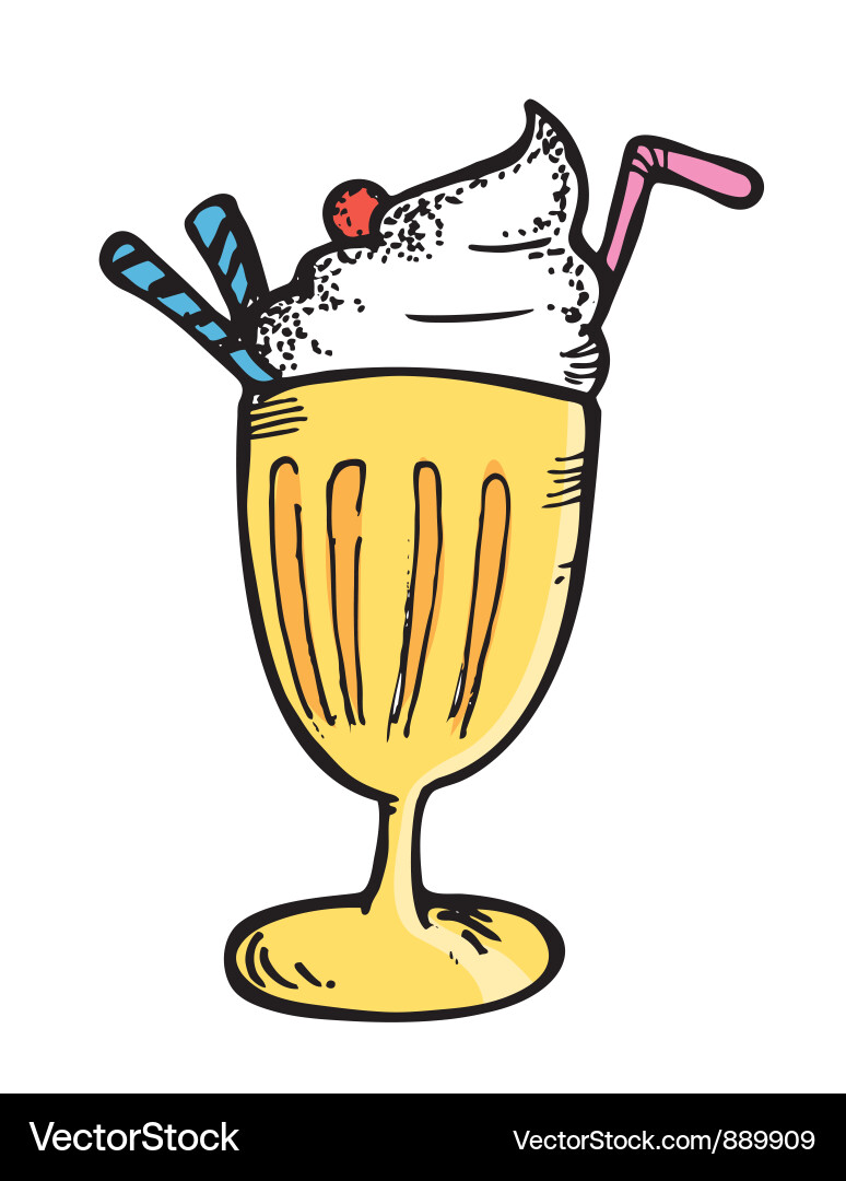 Delicious Fruit Float vector image