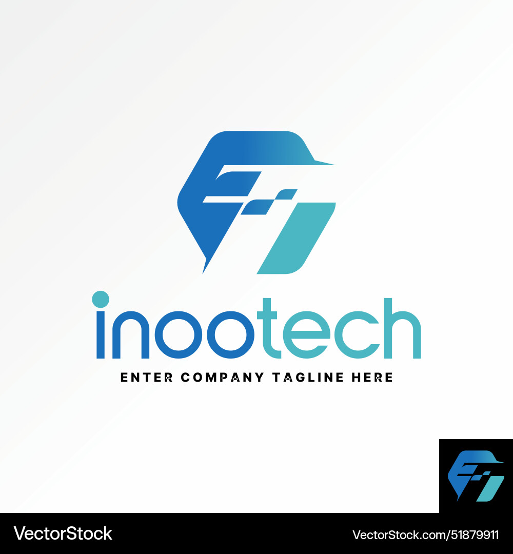 Initial t or jt font circle it square tech mark Initial t or jt font circle it square tech mark vector image