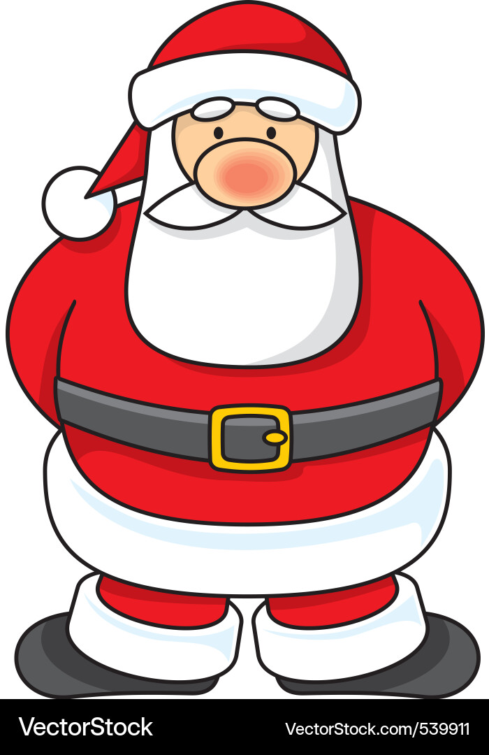 Santa cartoon Royalty Free Vector Image - VectorStock