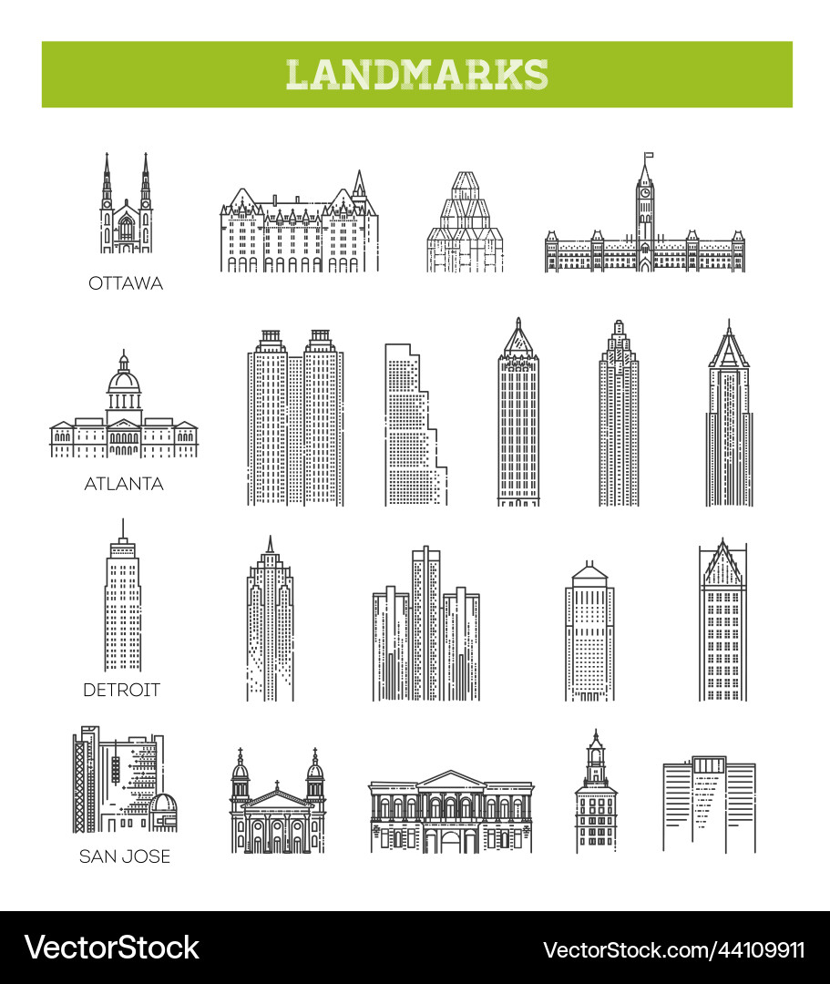 Simple linear icon set representing global Simple linear icon set representing global vector image