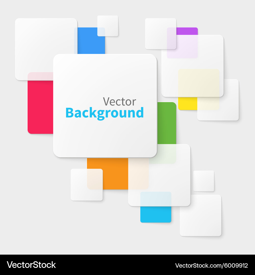 Abstract background and texture with squares Vector Image