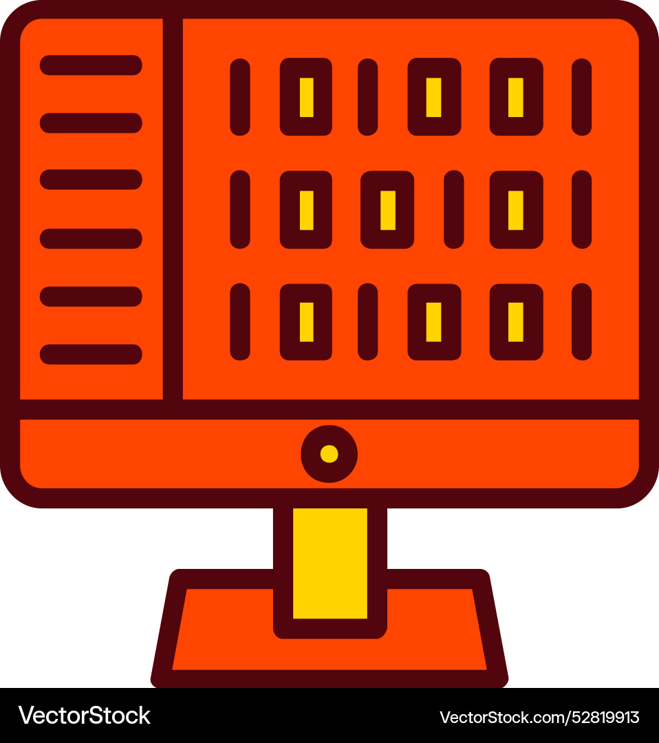 Coding icon design vector image