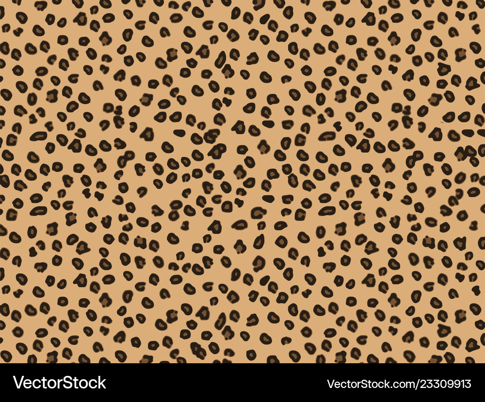 Leopard Print Texture Background vector image