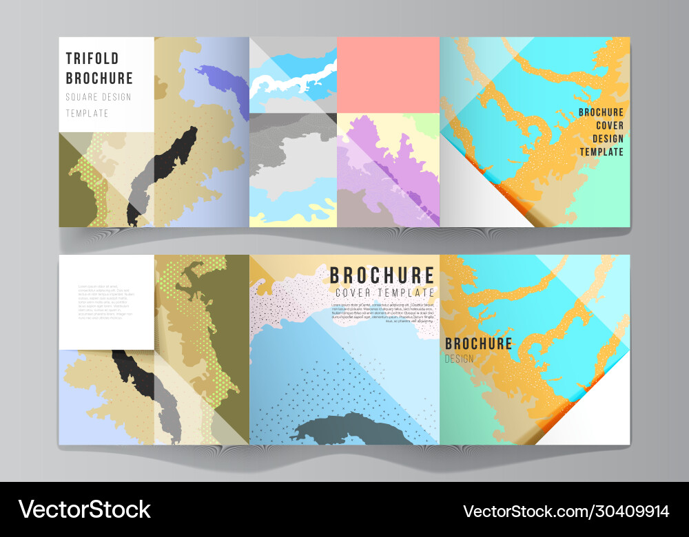 Layout square covers design templates – Royalty-Free Vector | VectorStock