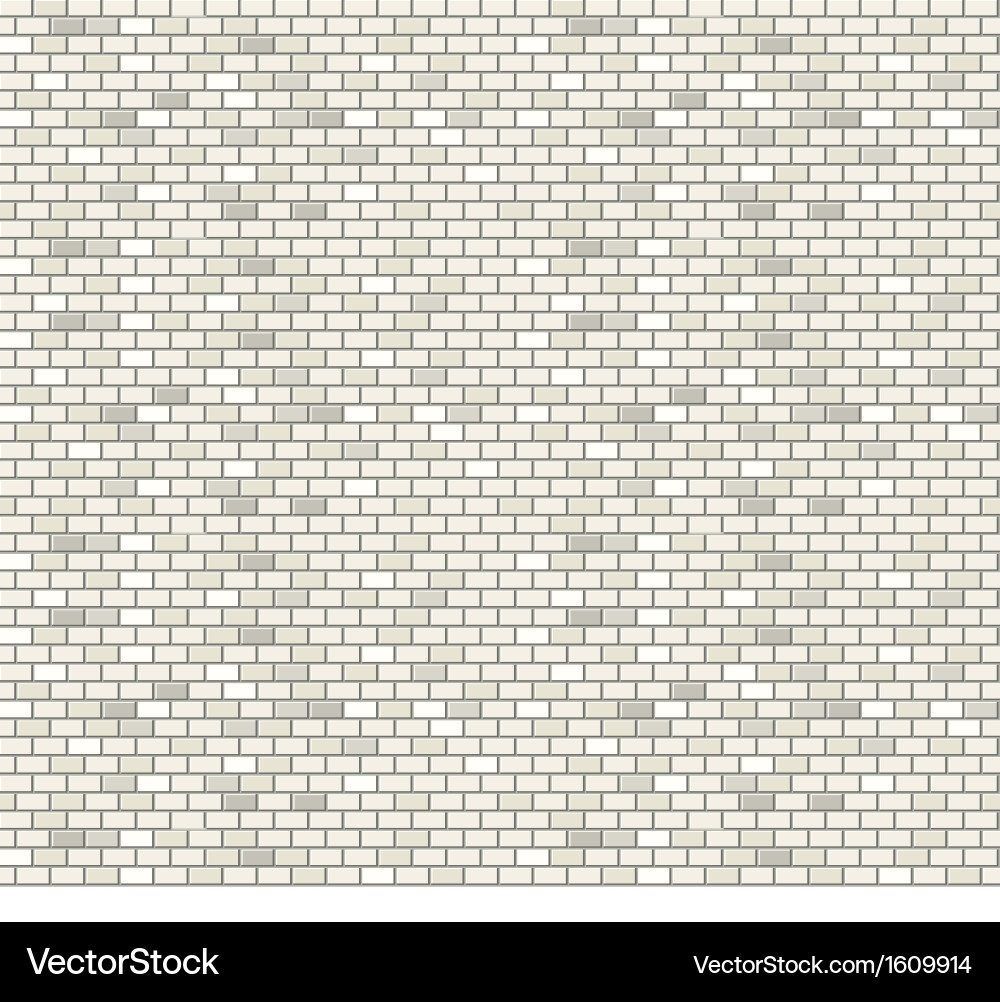 White Brick Wall Texture Royalty Free Vector Image