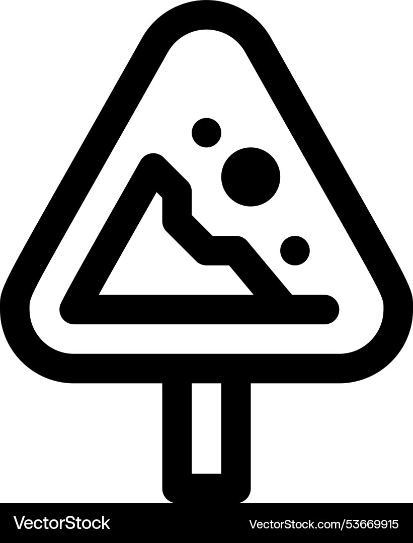 Falling star icon thin linear style design Falling star icon thin linear style design Vector Image