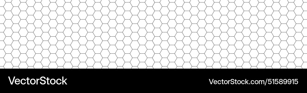 Honeycomb pattern with hexagon mesh texture bee vector image