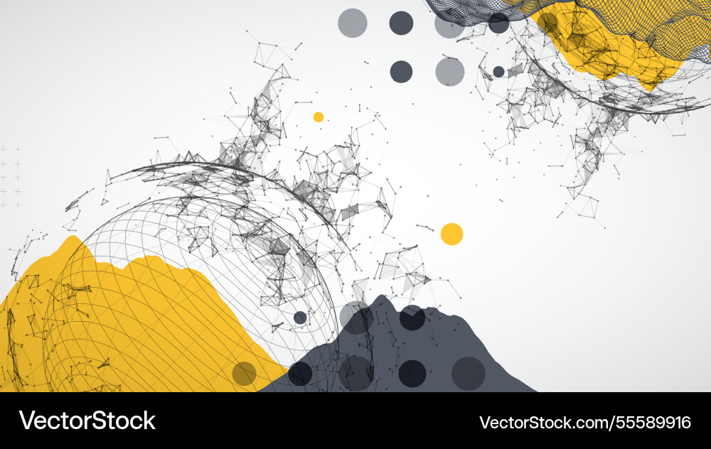 Abstract image of a wireframe sphere Abstract image of a wireframe sphere vector image