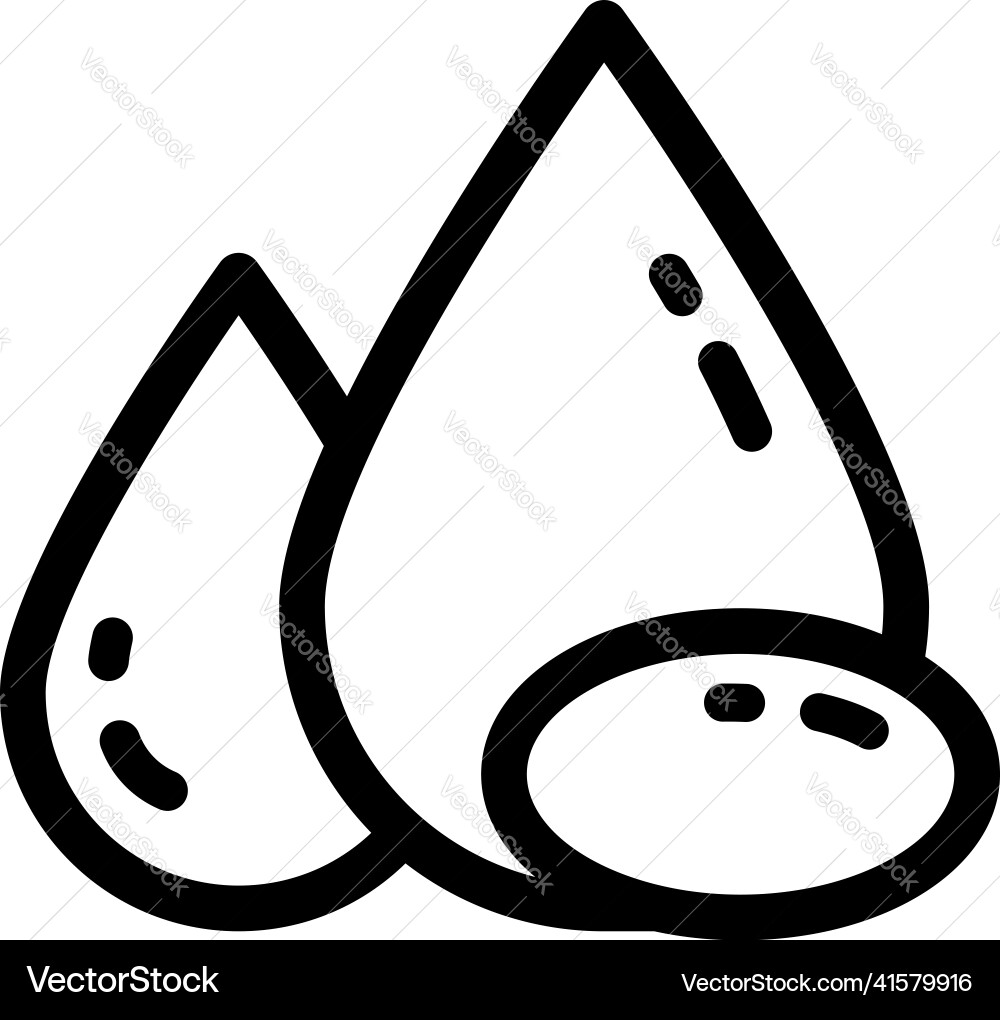 Pill capsule outline icon design element Pill capsule outline icon design element vector image