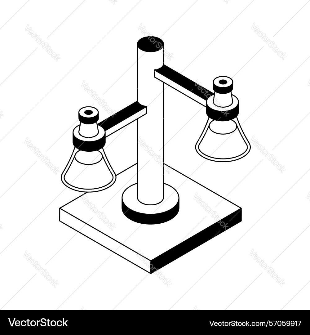 Lab experiment vector image