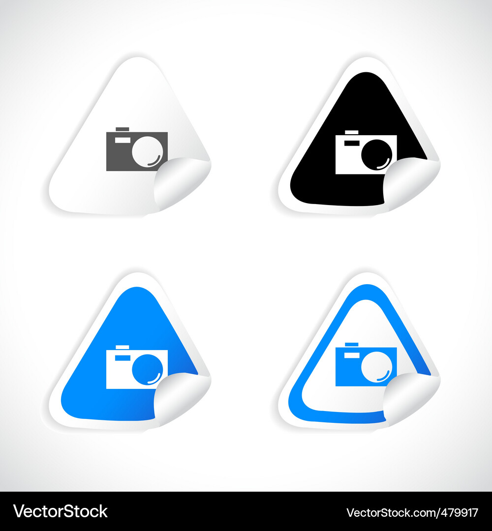 Stickers for web Vector Image