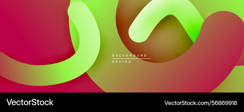 Abstract design features flowing ribbons gradient Abstract design features flowing ribbons gradient vector image