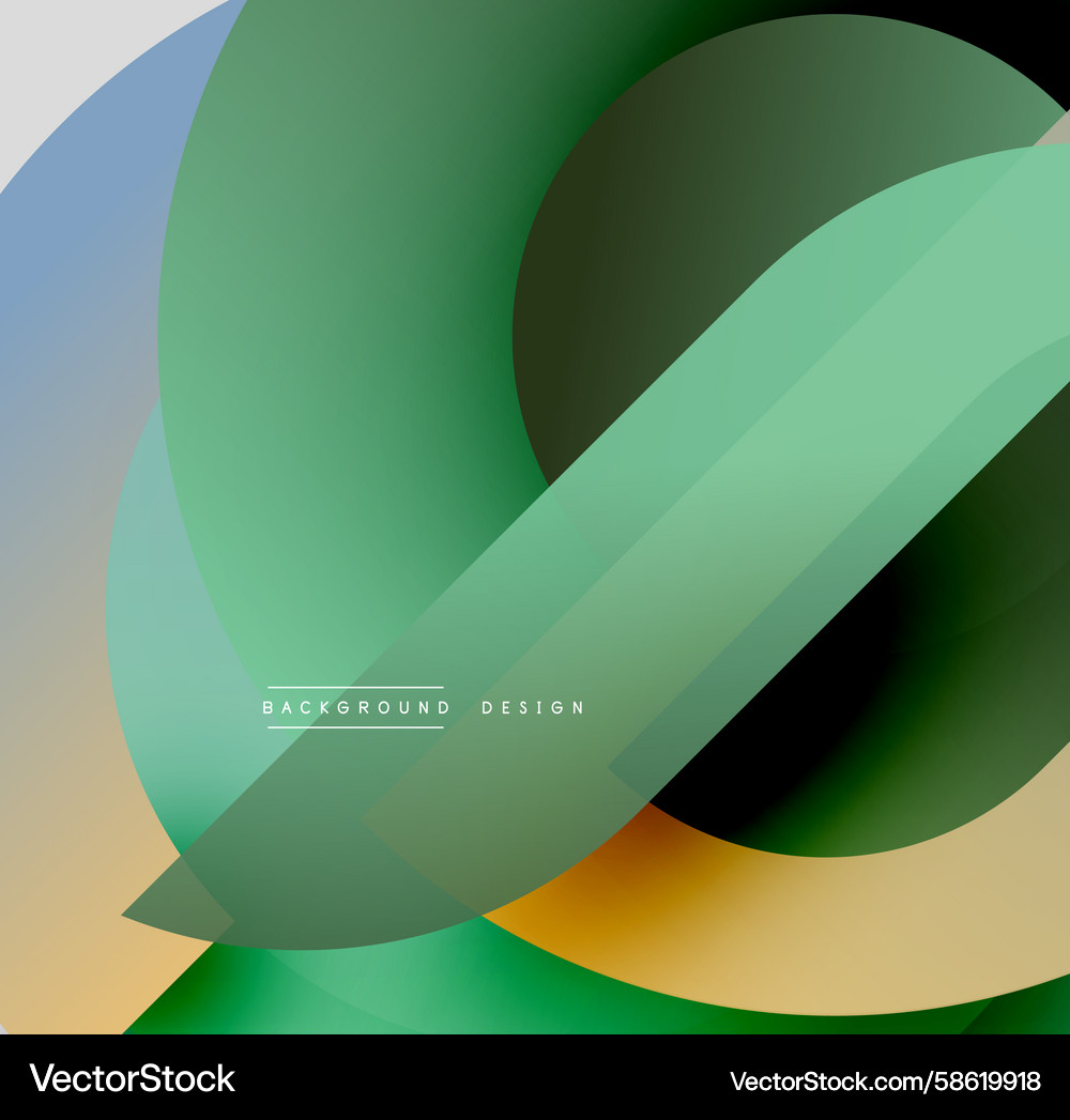 Abstract layers create dynamic composition soft Vector Image