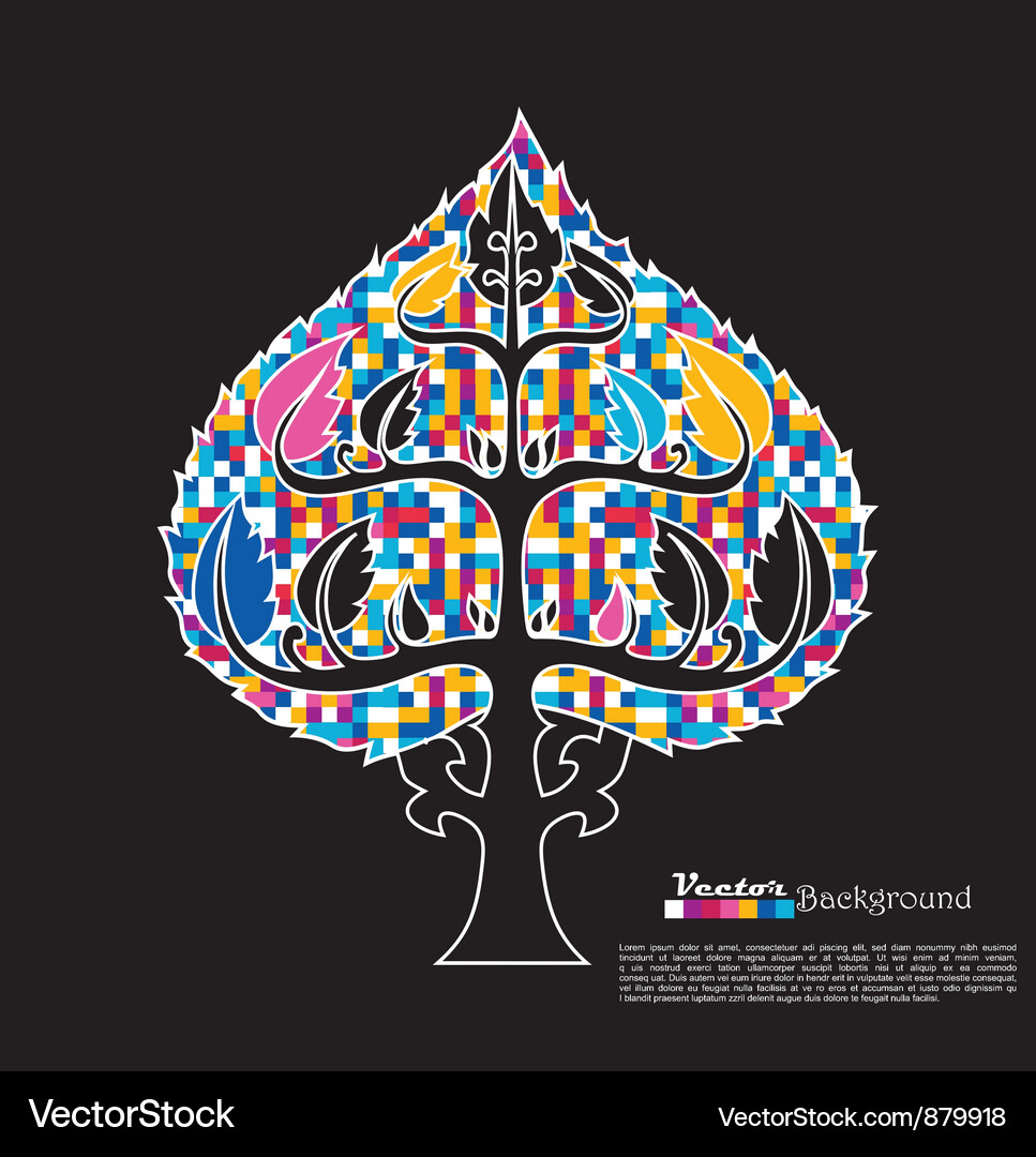 Abstract tree Vector Image