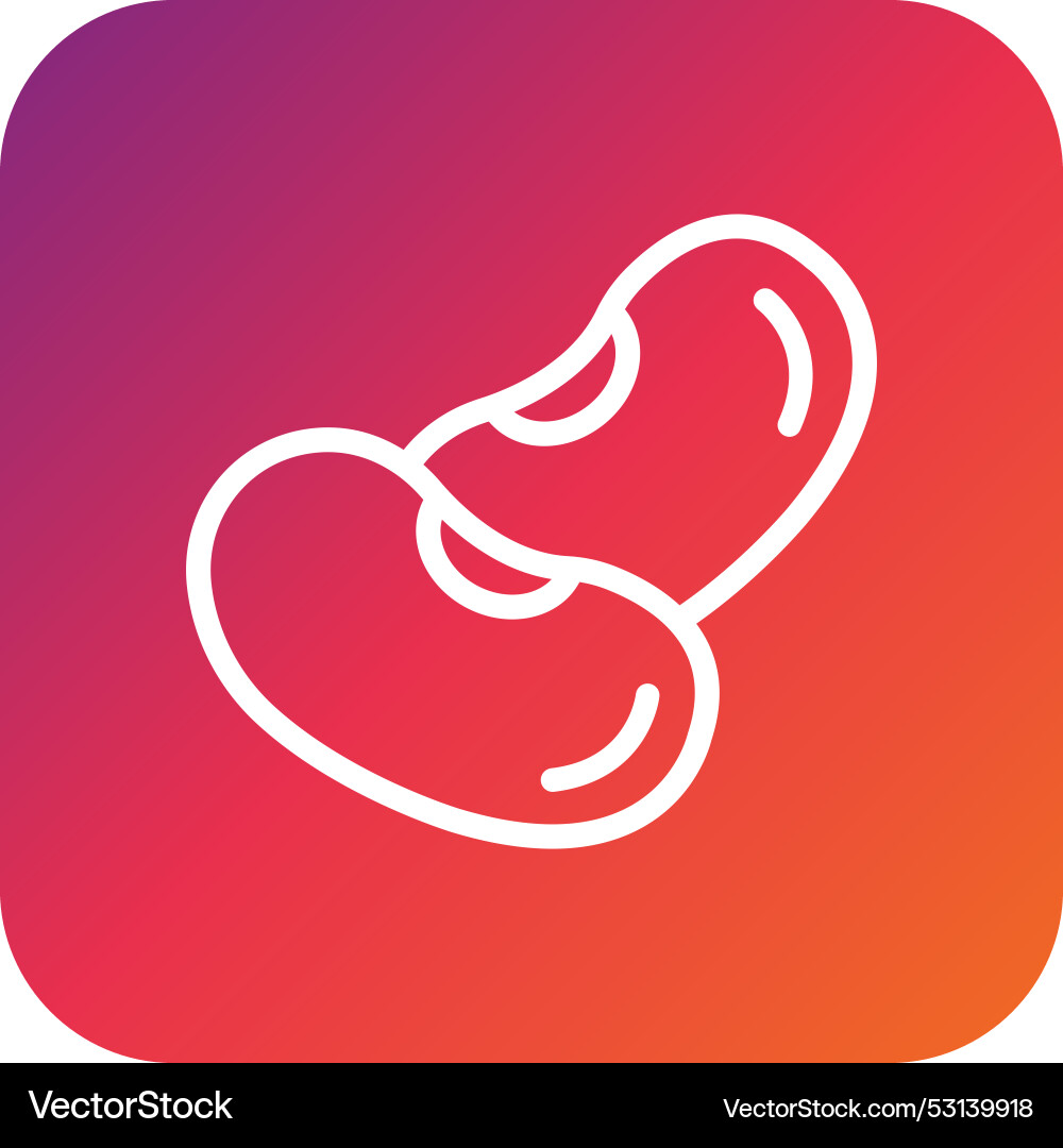 Beans icon design Royalty Free Vector Image - VectorStock