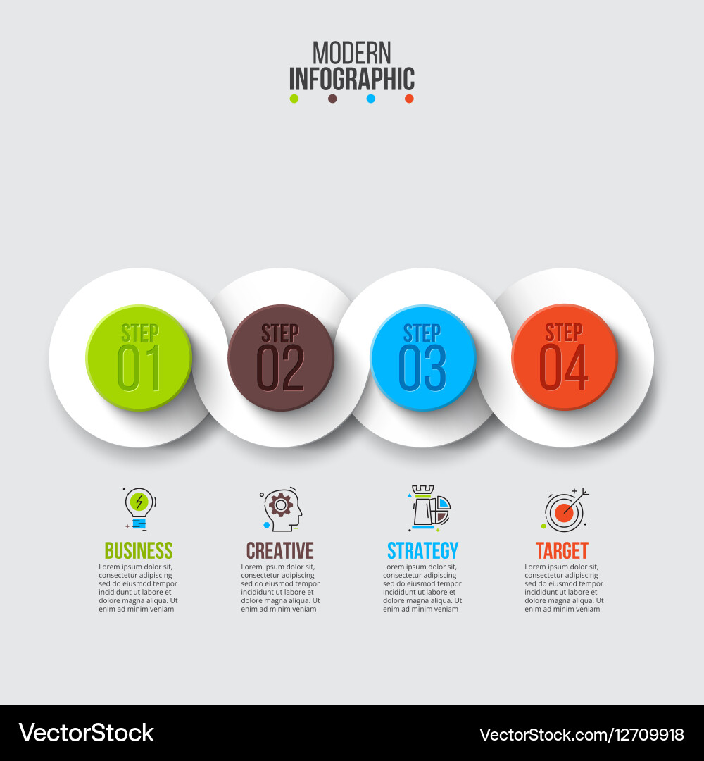 Data Analysis Steps & Concepts Vector Image