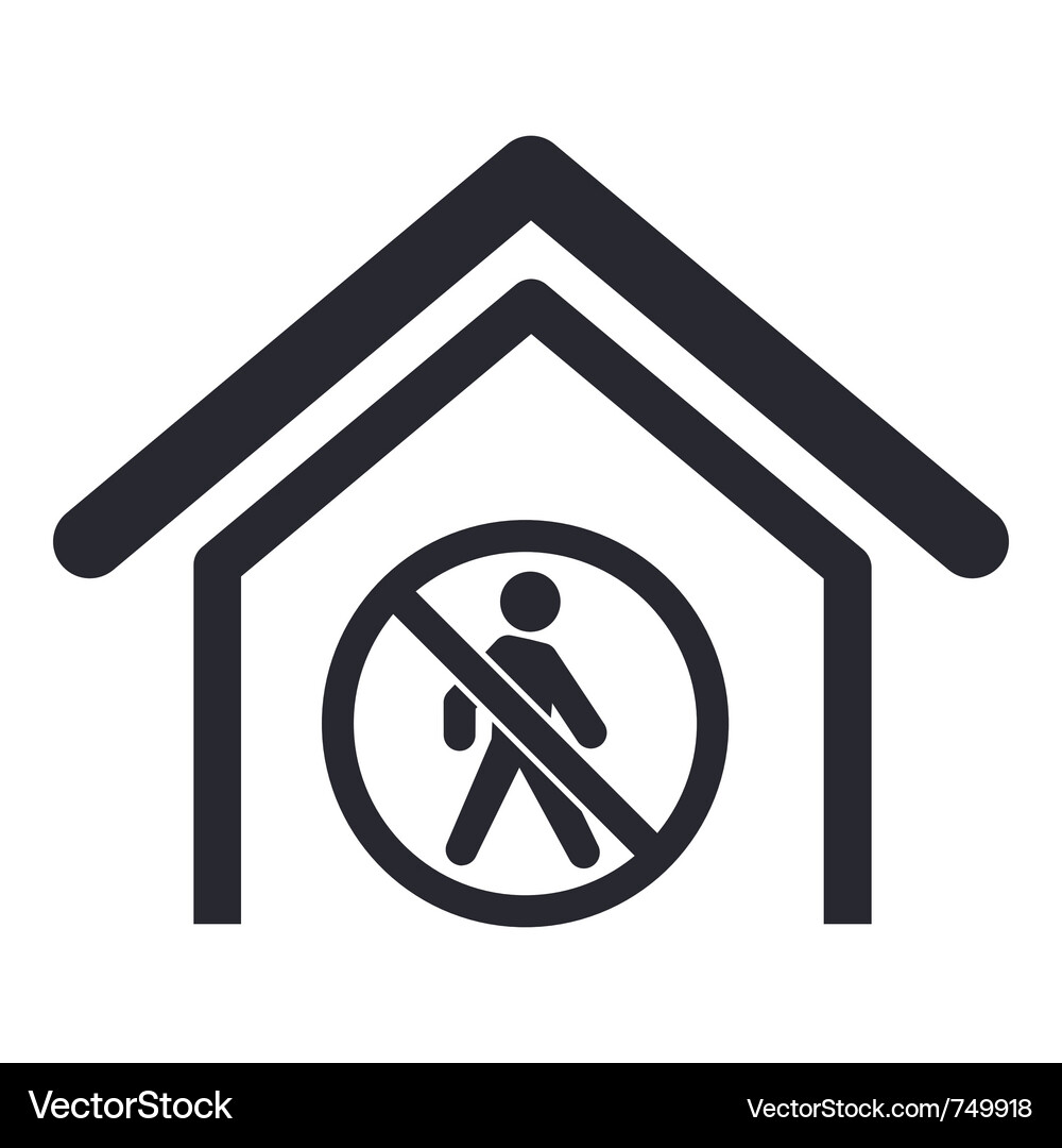 Forbidden access icon Vector Image