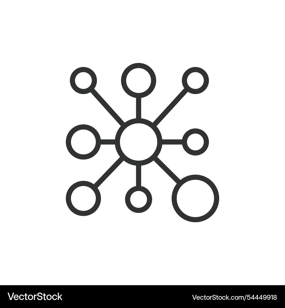 Internet coverage network icon in line design Internet coverage network icon in line design vector image