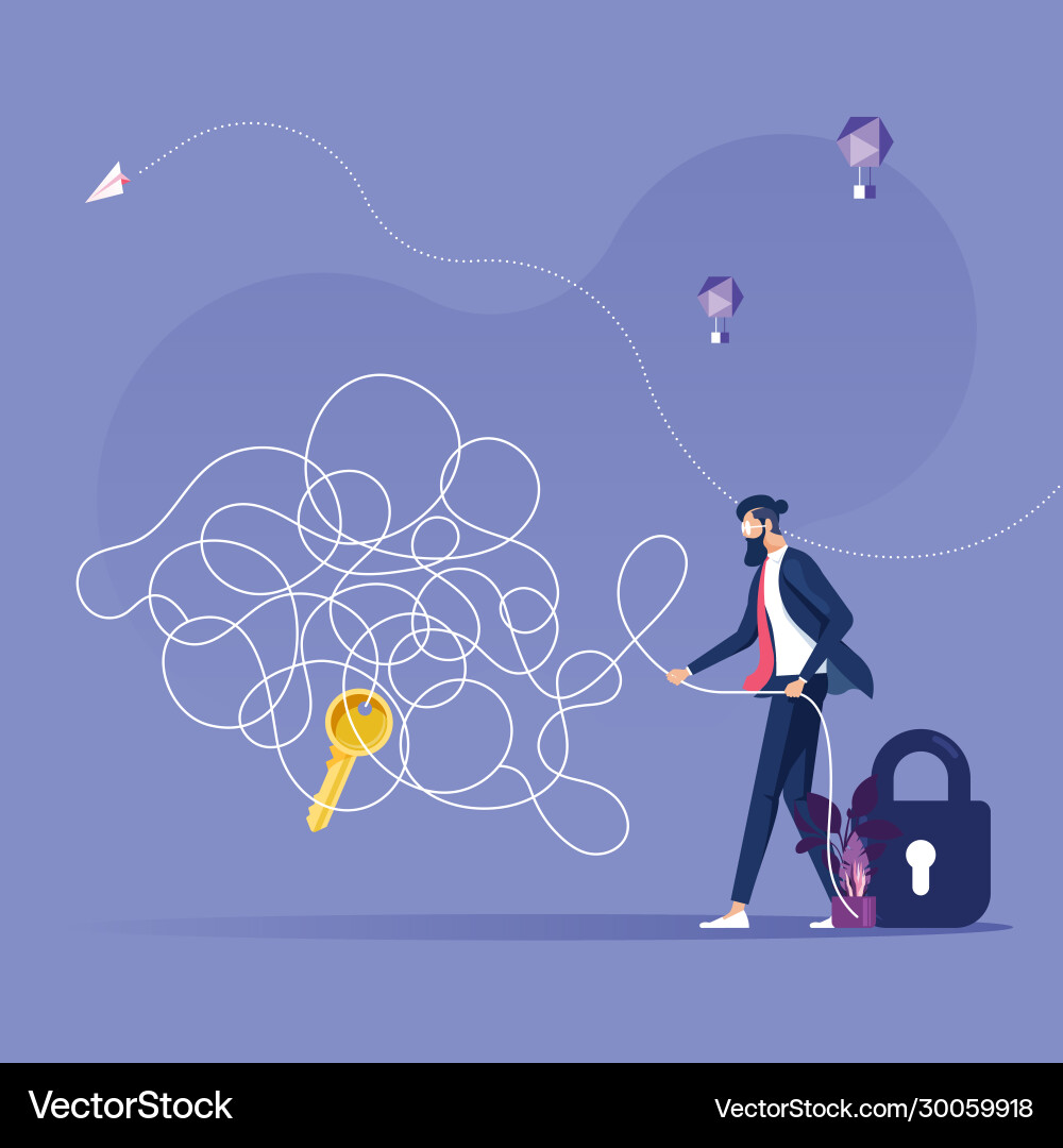 Navigating Complexity vector image