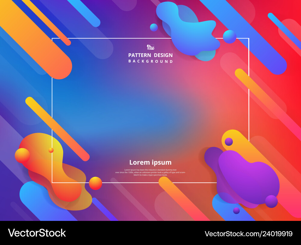 Abstract colorful fluid stripe line pattern Abstract colorful fluid stripe line pattern Vector Image