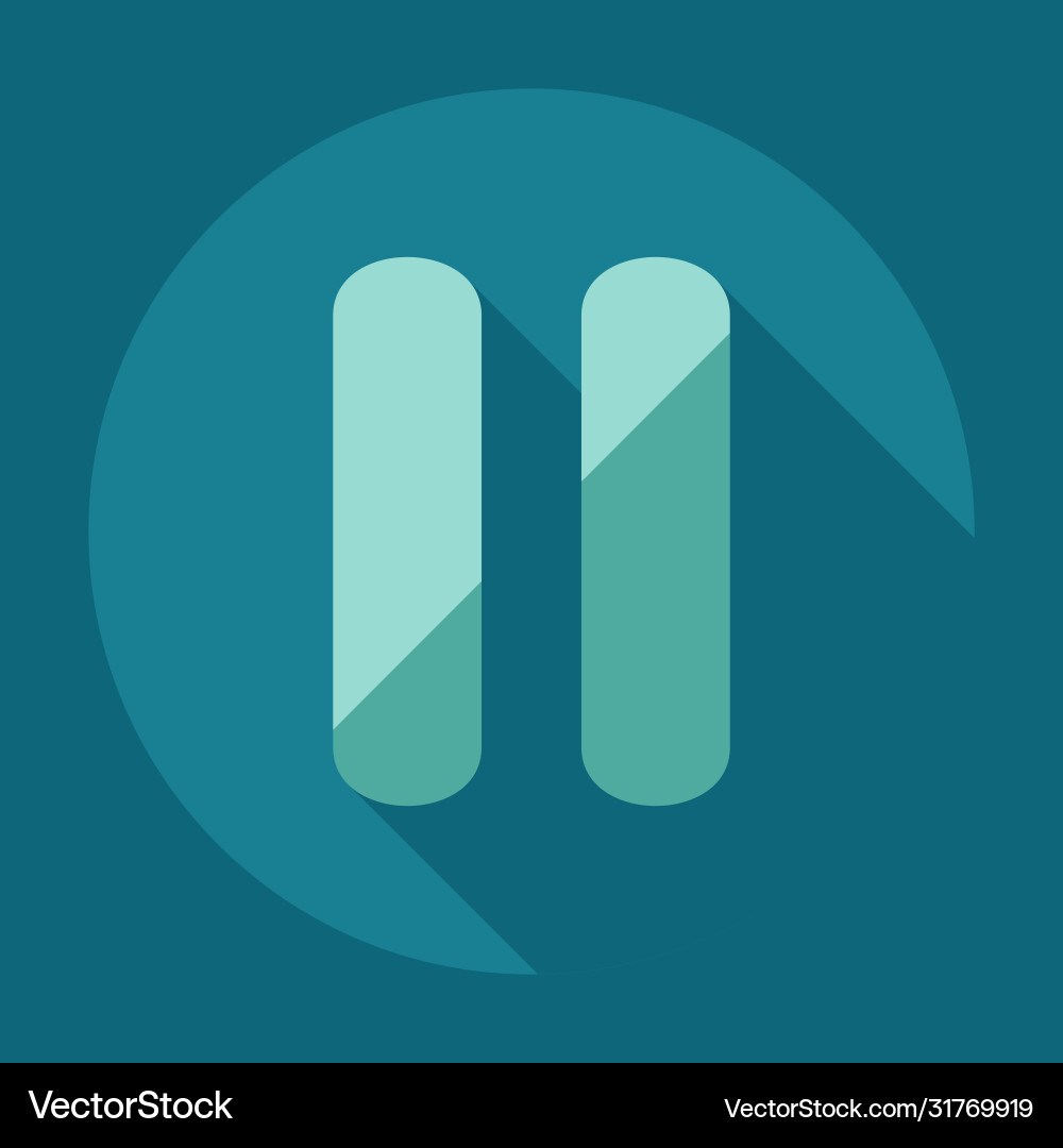 Flat modern design with shadow icon player Flat modern design with shadow icon player Vector Image