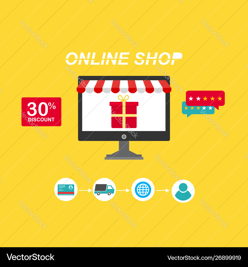 Modern flat design people and business concept Modern flat design people and business concept vector image