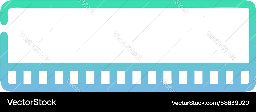Dashed Border Frame UI Icon Vector Image