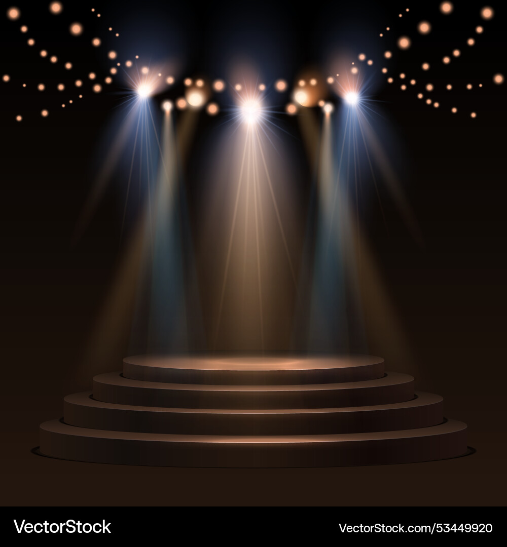 Spotlights Royalty Free Vector Image - VectorStock