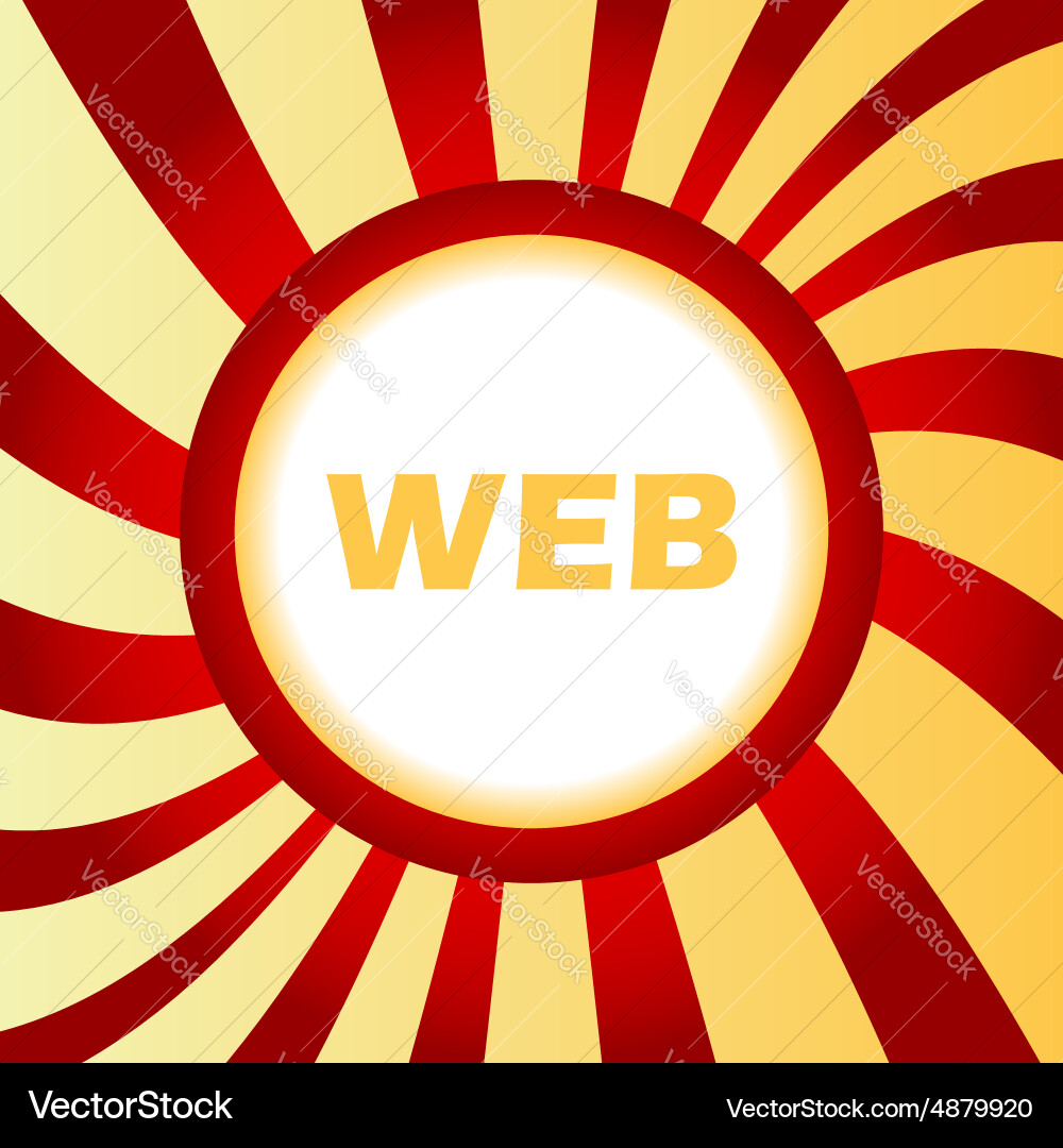 Web abstract icon Vector Image