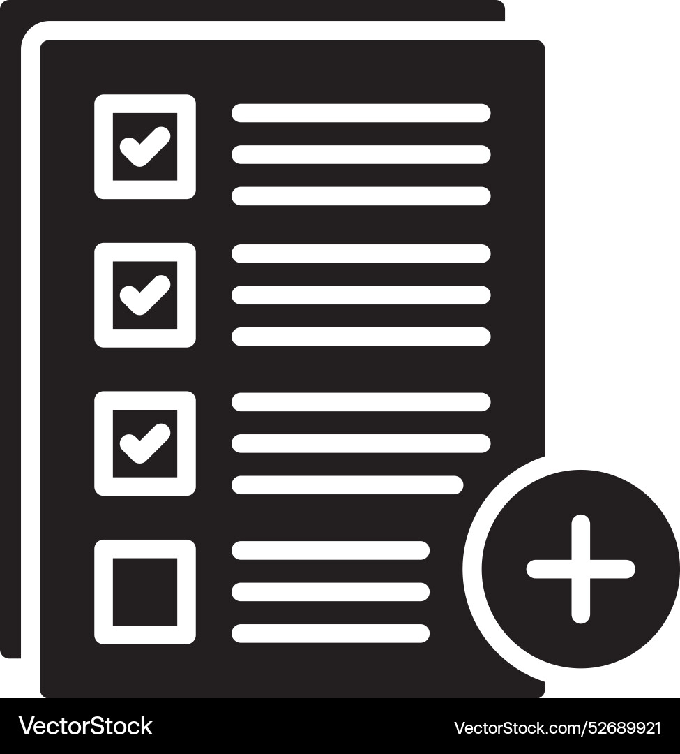 Add task icon Vector Image