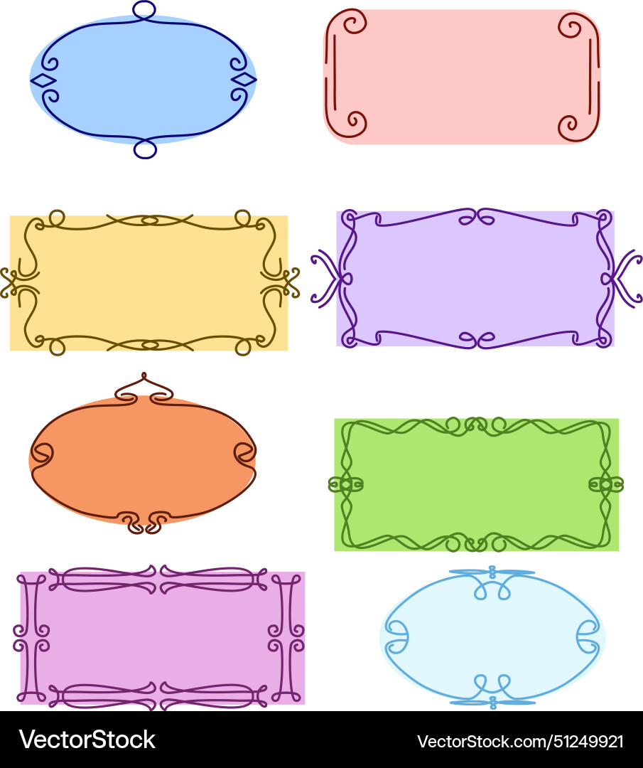 Frame for inserting text Frame for inserting text vector image
