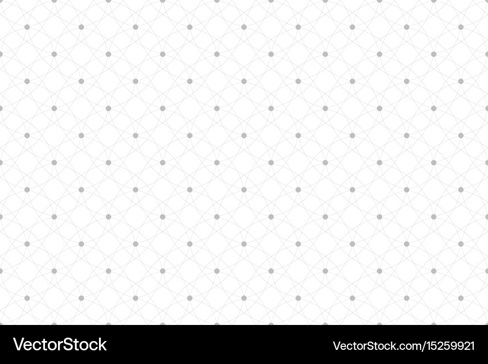 Geometric seamless pattern with connected lines vector image