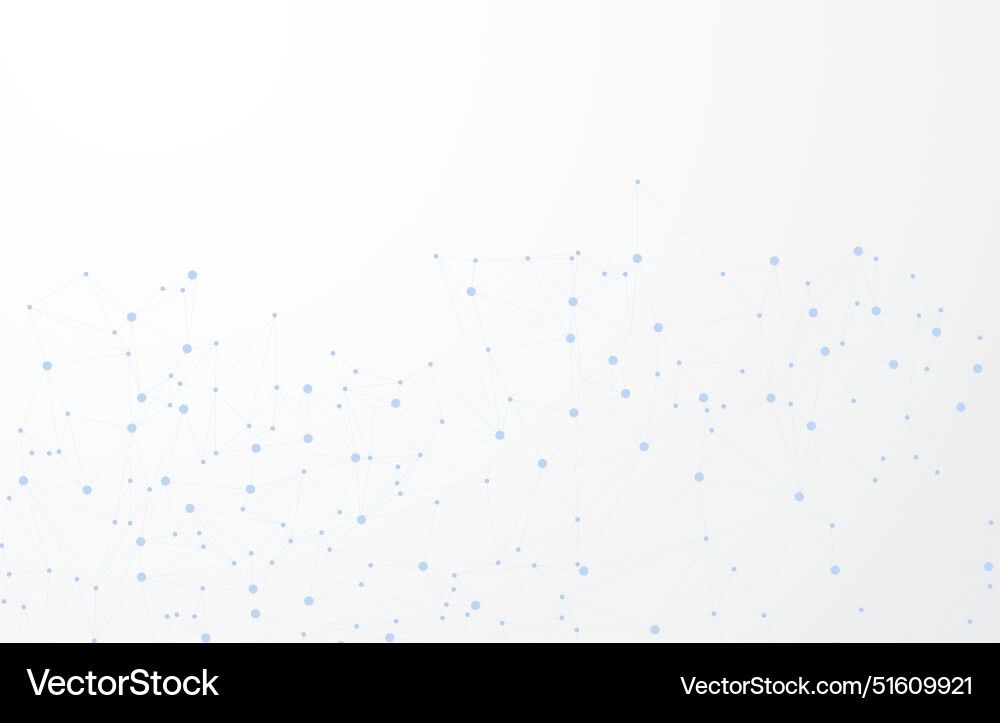 Polygonal background connect lines and dots Polygonal background connect lines and dots vector image