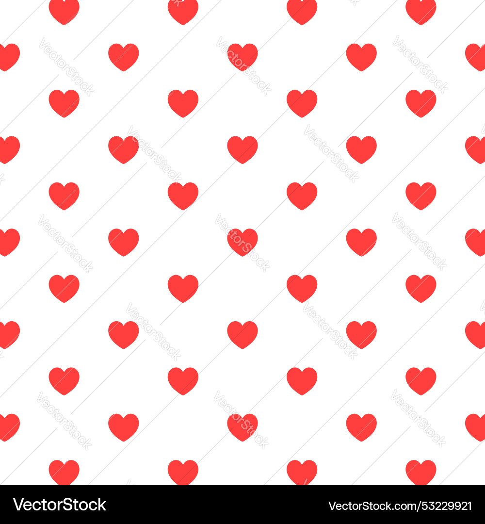 Red white heart decorative love pattern background Red white heart decorative love pattern background Vector Image