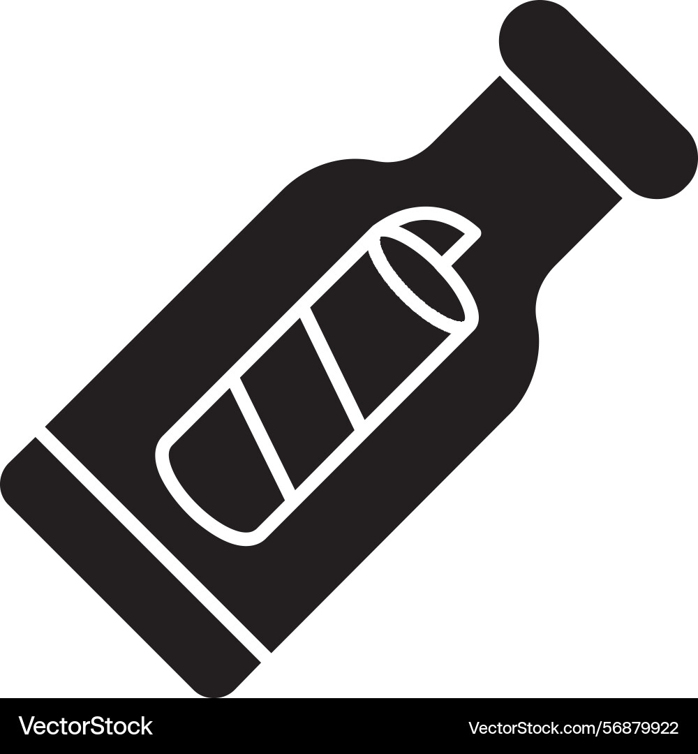 Message in a bottle icon vector image