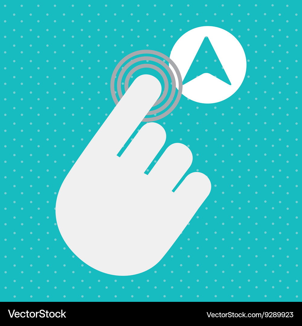 Global positioning system design Vector Image