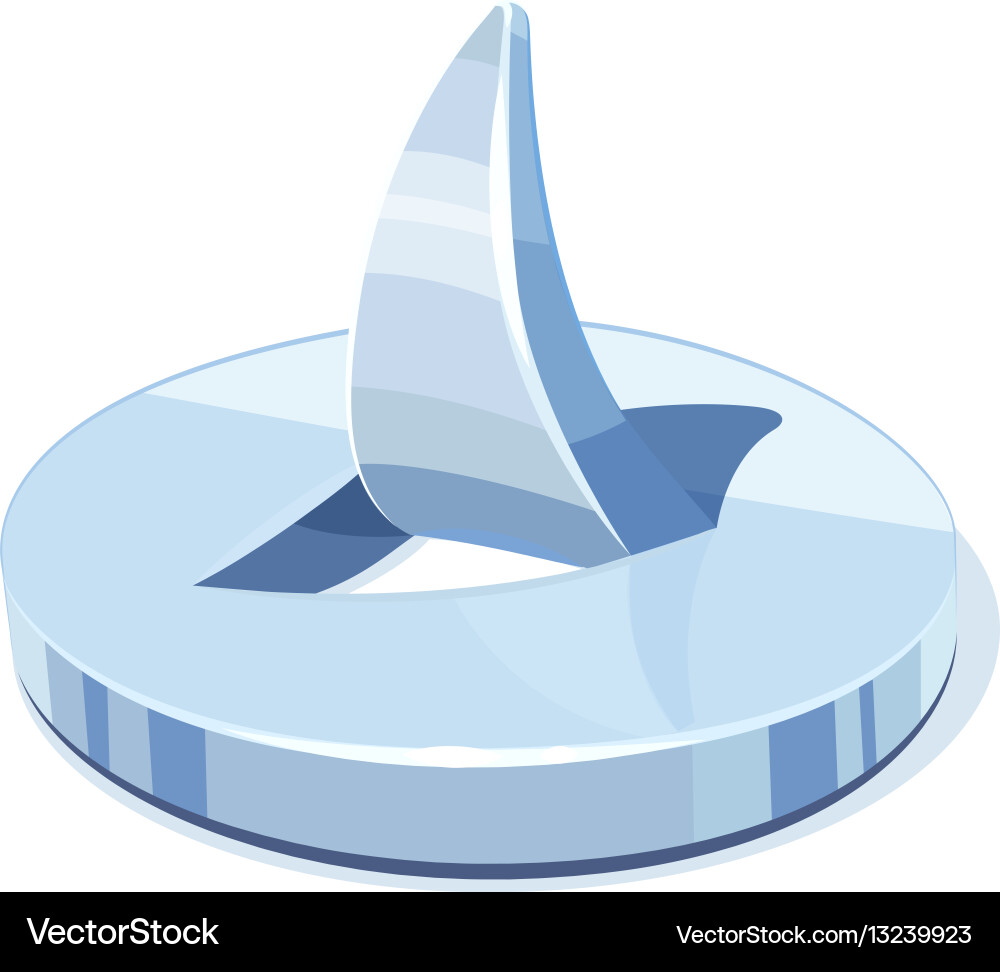 Metallic Pushpin - Sharp Object vector image