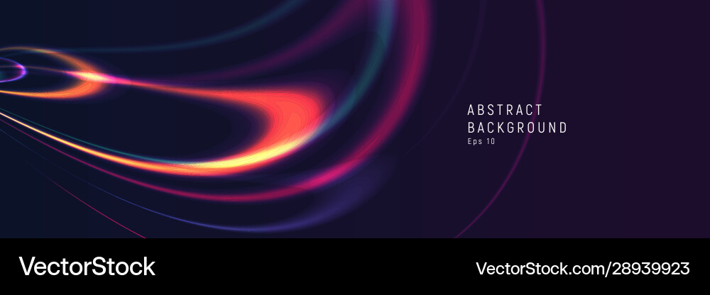 Red Neon Abstract Background vector image