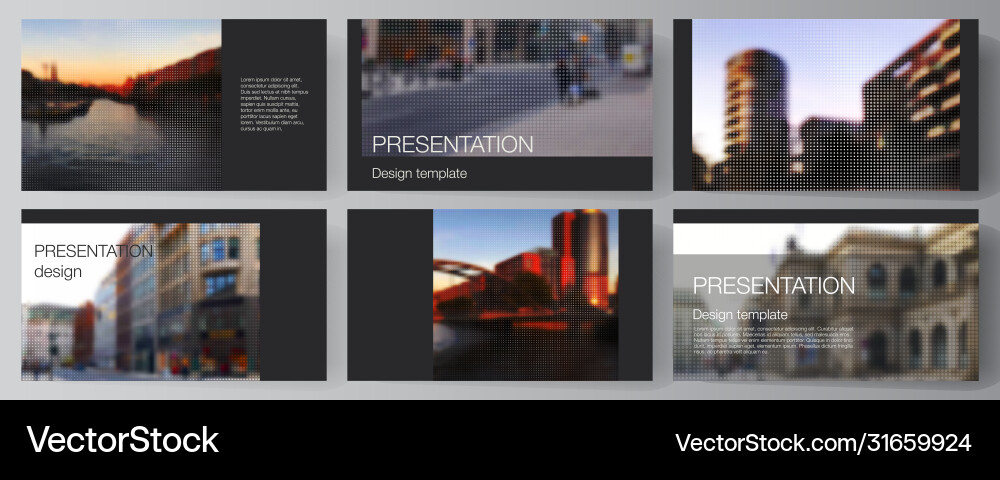 Layout presentation slides design Layout presentation slides design vector image