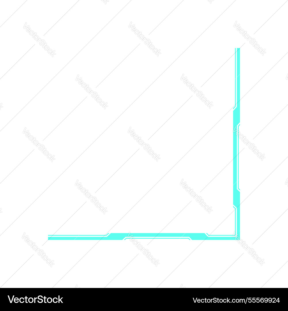 Y2k retro frame element Vector Image