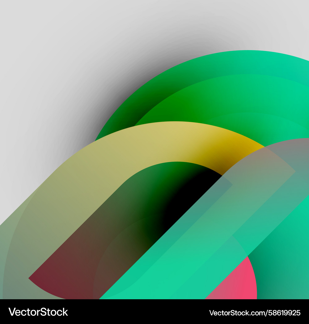 Abstract layers overlap creating curved shapes Abstract layers overlap creating curved shapes Vector Image