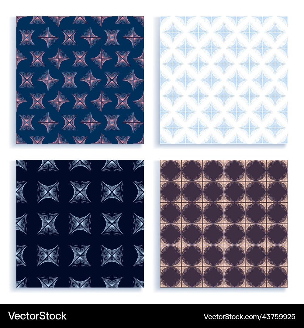 Abstract rhombus wave lines seamless pattern Abstract rhombus wave lines seamless pattern vector image