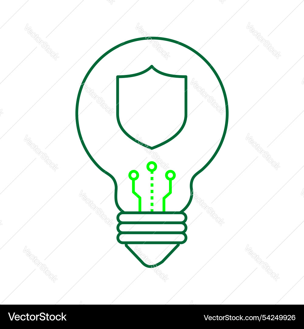 Ai bewachen Innovation und Ideen Icon Design Vektorbild