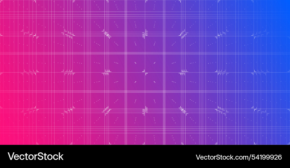 Digital Grid Background - Tech Interface vector image