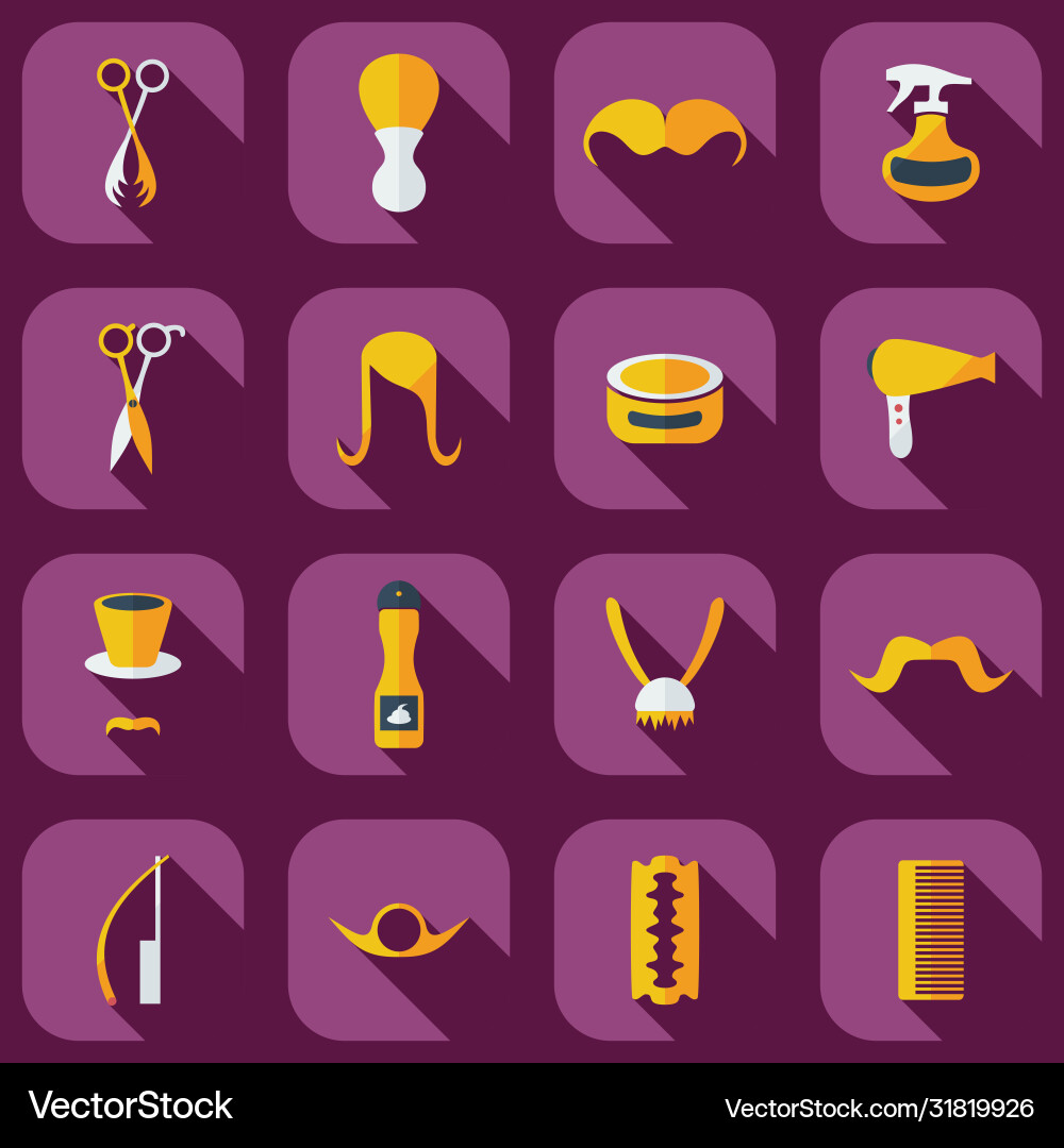 Flat concept set modern design with shadow style Flat concept set modern design with shadow style Vector Image