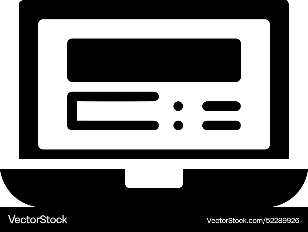 Technology and computer icon symbol image Technology and computer icon symbol image Vector Image