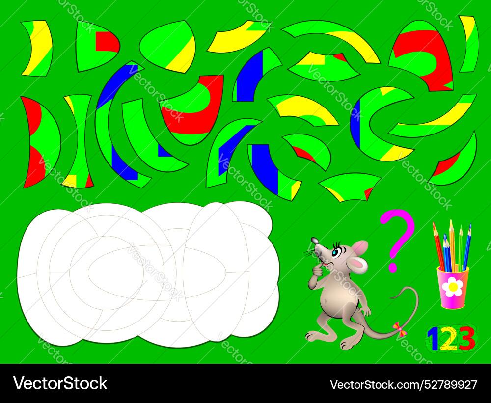 Logic puzzle game with numbers need to find Logic puzzle game with numbers need to find vector image