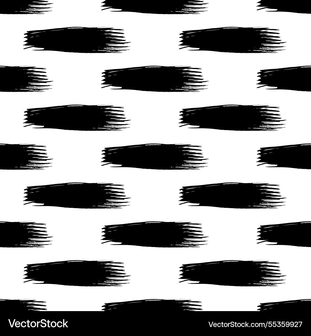 Seamless pattern with hand drawn scribble smears Vector Image