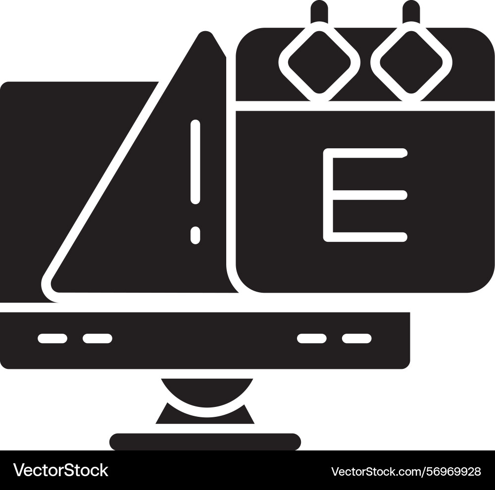 Exploit glyph style icon design Vector Image