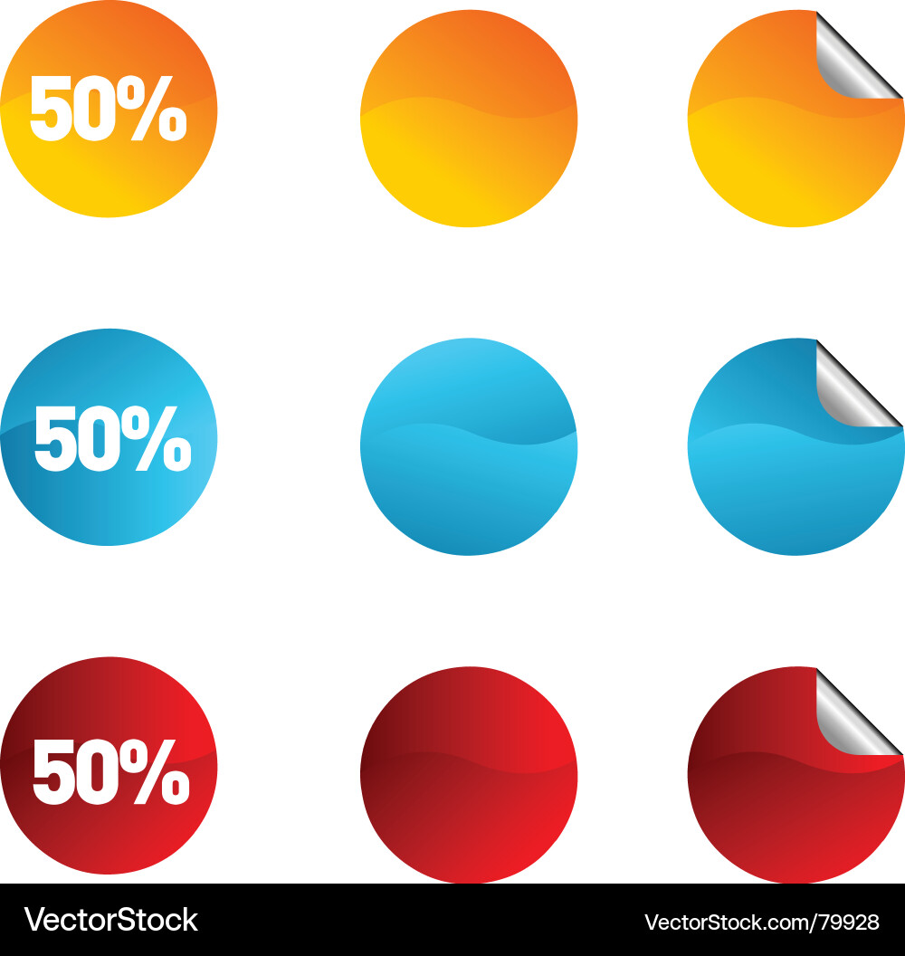 Sticker label Royalty Free Vector Image - VectorStock
